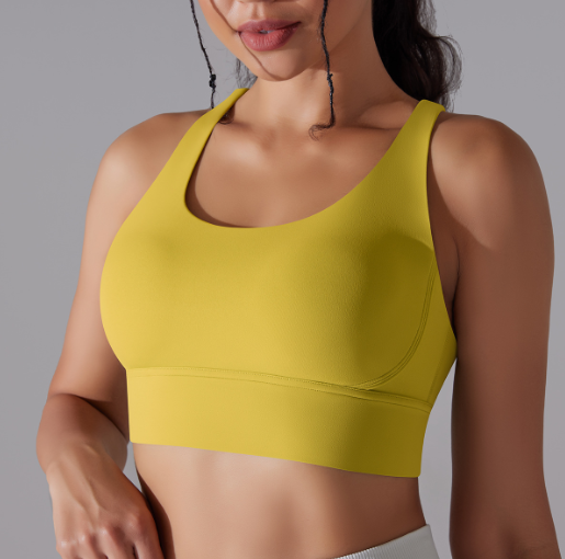 Criss Cross High-Impact Sports Bra for Women - Workout Support Bra