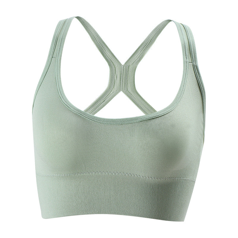 Women's Padded Sports Bra with Built-in Padding