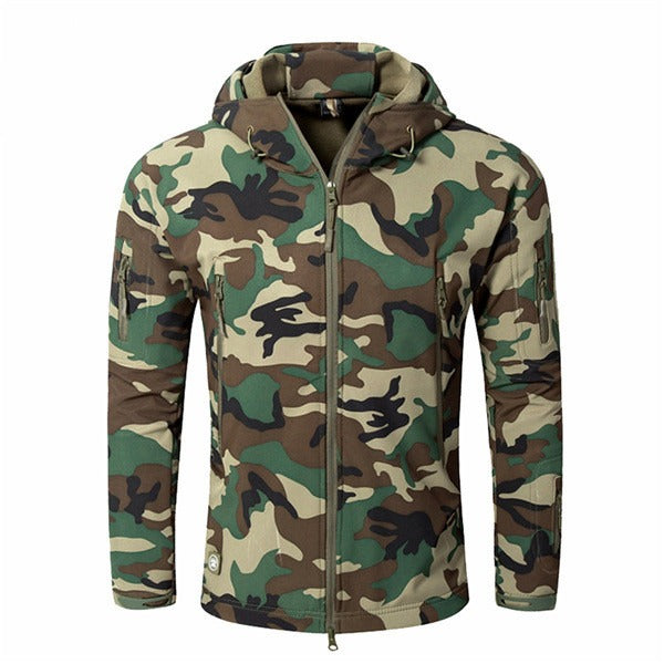 Digital Camouflage Waterproof Breathable Mountaineering Suit