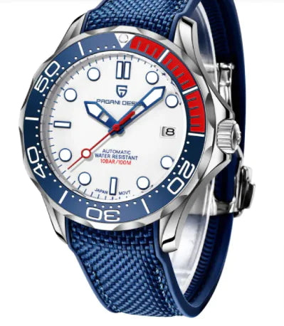 Chrono Edge Waterproof Luminous Watch - 100M Water Resistant with Leather & Steel Strap Options | Men's Timepiece