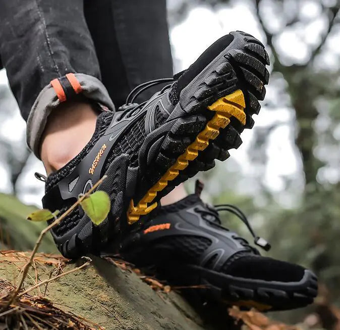 River Trekking Shoes — Fast-Drain Grip | Wading & Water Trail Shoe