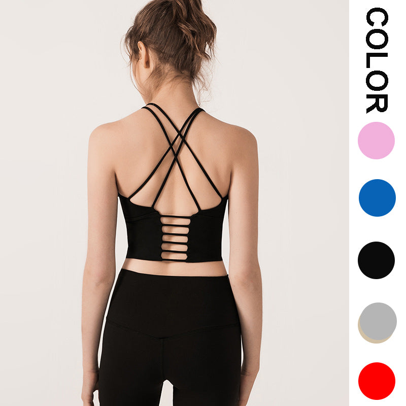 High-Impact Women's Sports Bra with Adjustable Straps