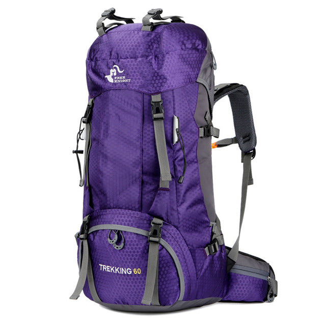 Free Knight 60L Outdoor Hiking Backpack with Rain Cover