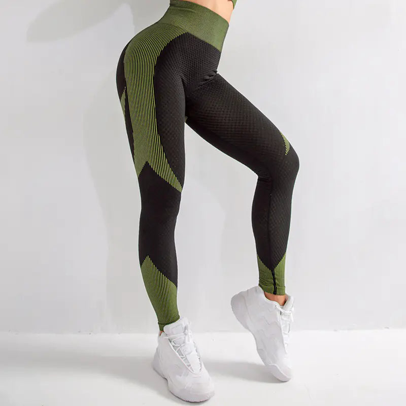 Seamless Hollow Yoga Pants for Women - Moisture-Wicking Breathable Leggings | Athletic Wear