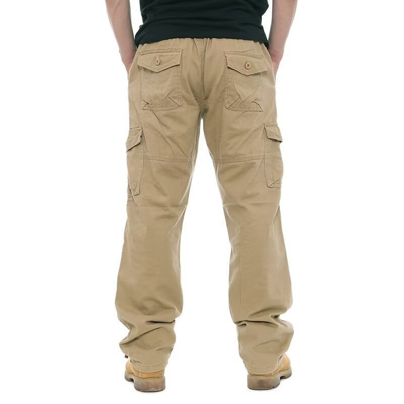 Loose-Fitting Jogger Pants with Straight Leg and Pockets
