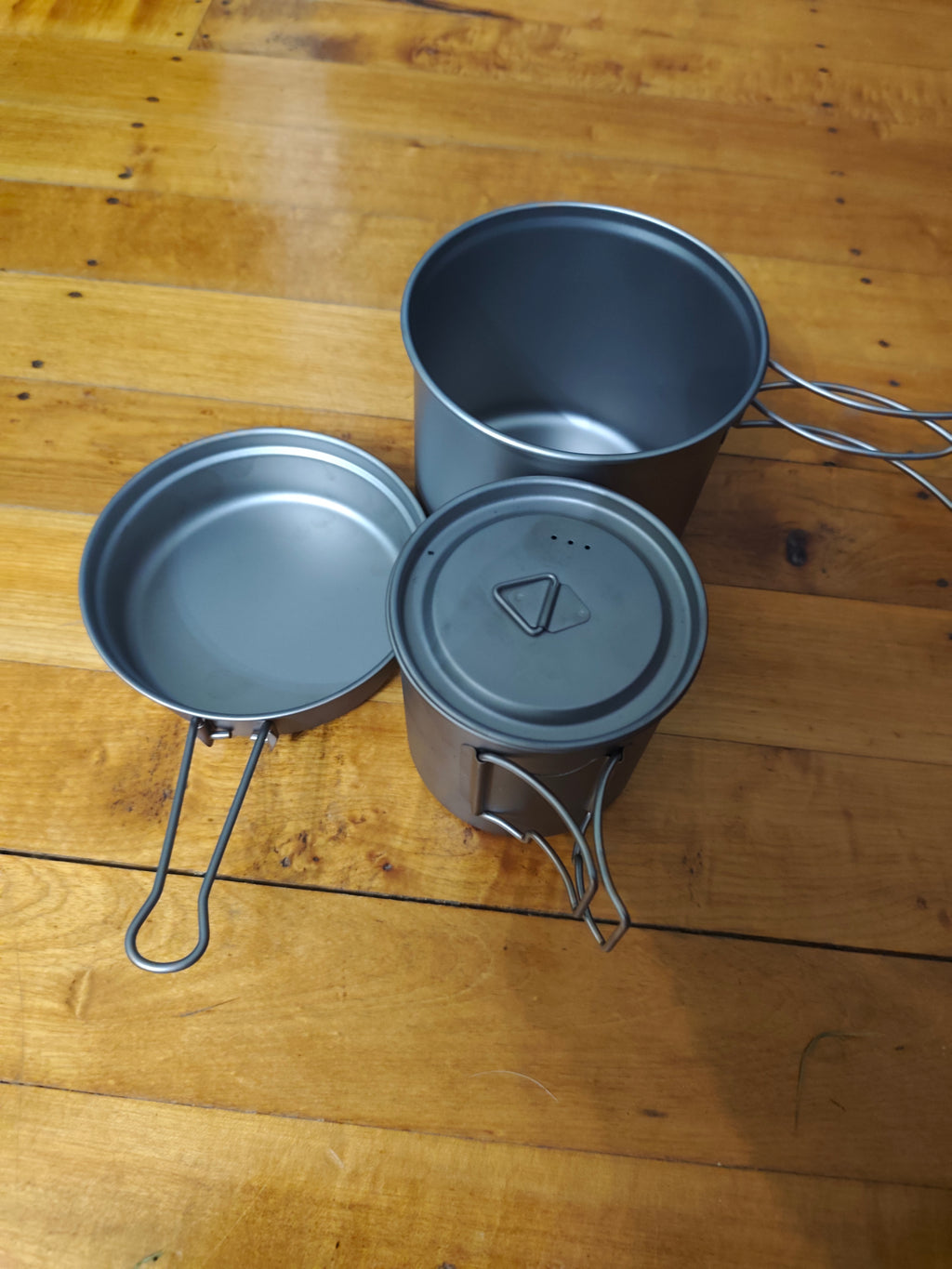 Titanium Camping Cookware Set - Ultralight Pot & Pan | Premium Backpacking Gear