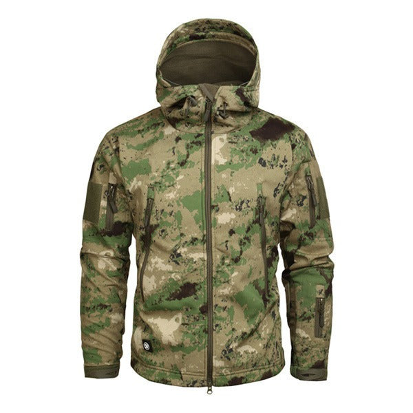 Digital Camouflage Waterproof Breathable Mountaineering Suit