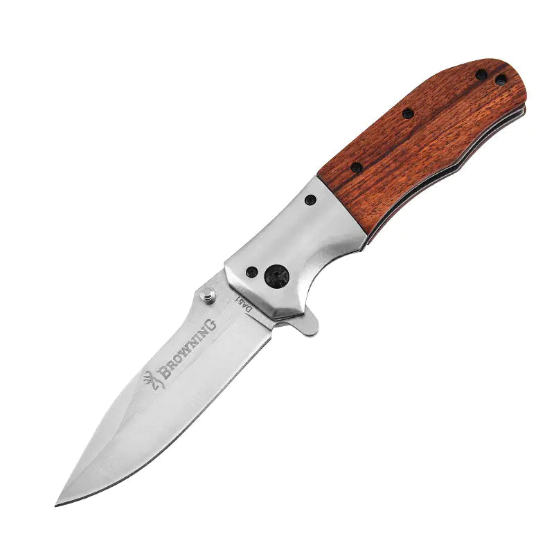 Swiss Army Multi-Tool Folding Knife - Outdoor Camping Tool with Window Hammer & Rope Cutter