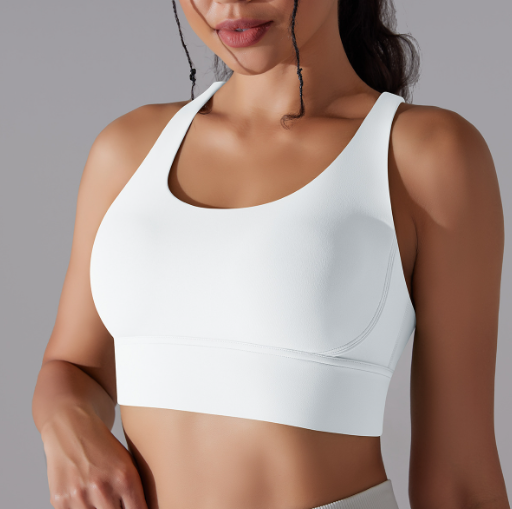 Criss Cross High-Impact Sports Bra for Women - Workout Support Bra