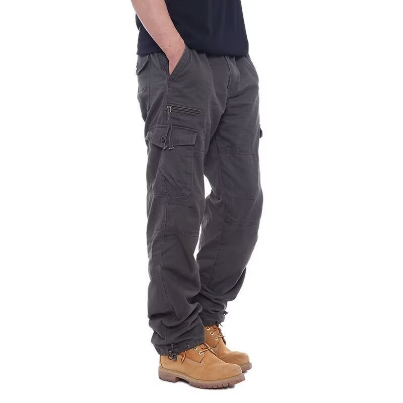 Loose-Fitting Jogger Pants with Straight Leg and Pockets