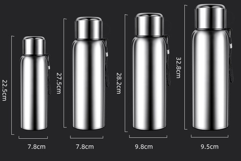 316 Stainless Steel Thermos Bottle for Hiking, Camping & Survival