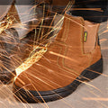 Welder's Safety Boots — Steel Toe, Splash & Heat Resistant, Anti-Static Cowhide