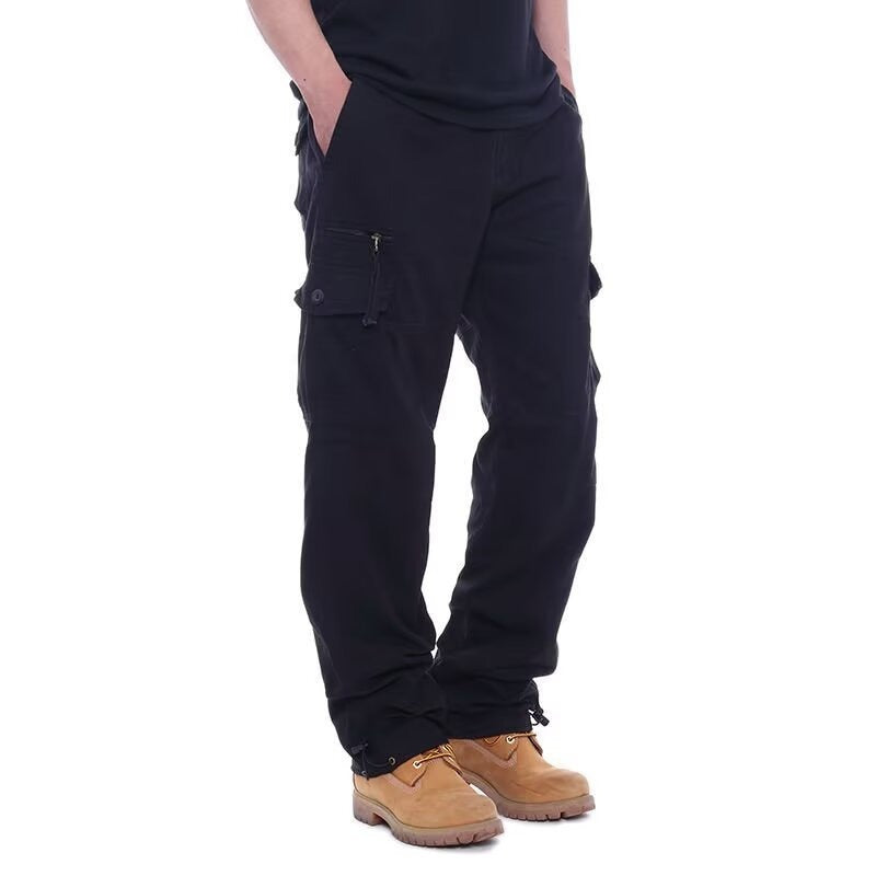 Loose-Fitting Jogger Pants with Straight Leg and Pockets