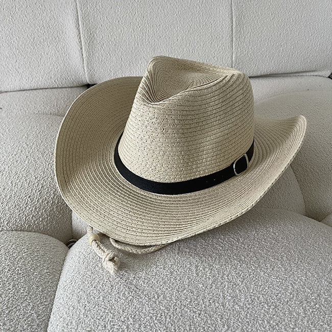 Western Cowboy Summer Woven Cool Hat