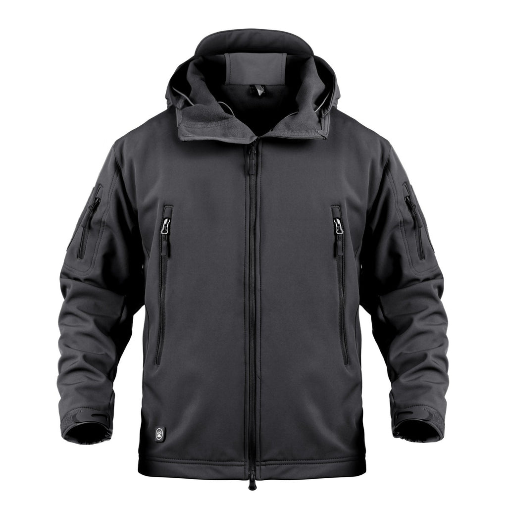 Plus Size Soft Shell Windproof Jacket