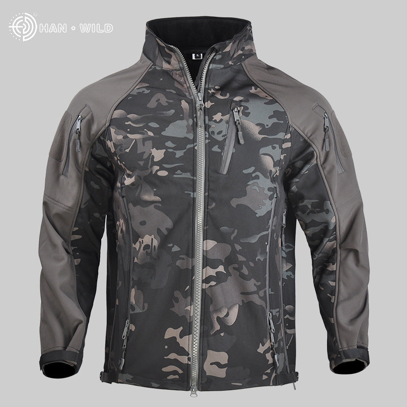Men's Waterproof Tactical Softshell Jacket — All-Season Protection | Outdoor & Hiking