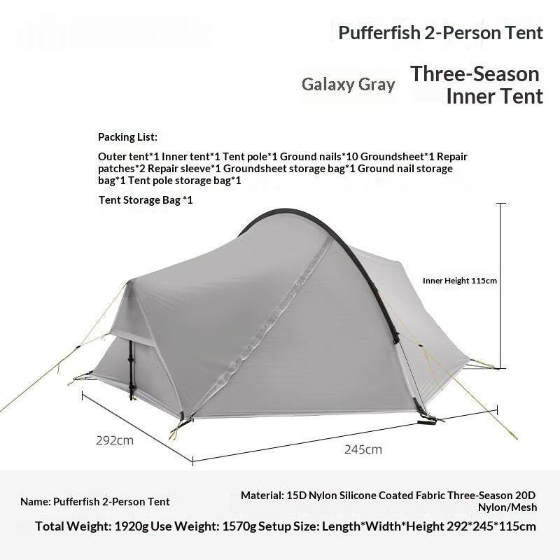 Lightweight Double Person Hiking Tent