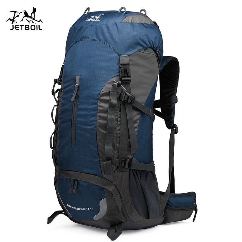 Jebote 60L Large Capacity Hiking Backpack for Outdoor Use