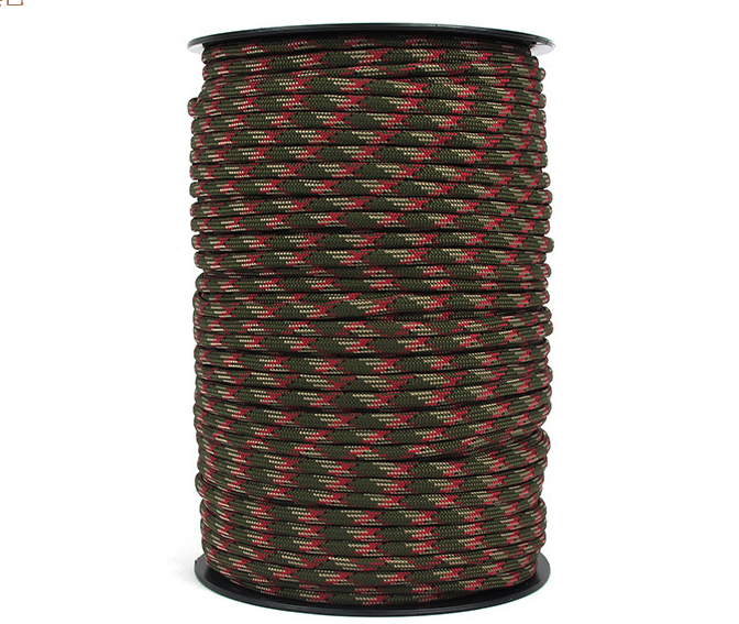 9-Core 550 Paracord 100m for Outdoor Camping and Climbing
