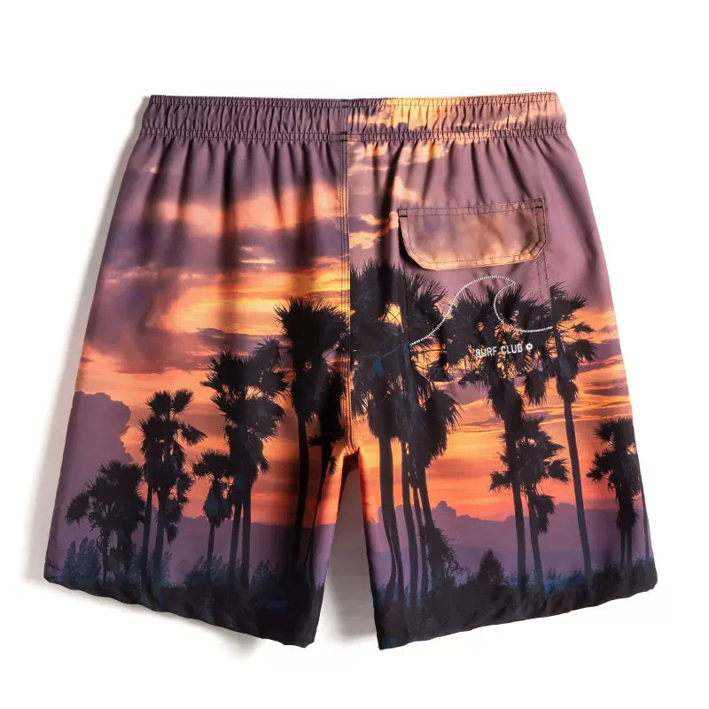 Men's Tropical Sunset Swim Shorts