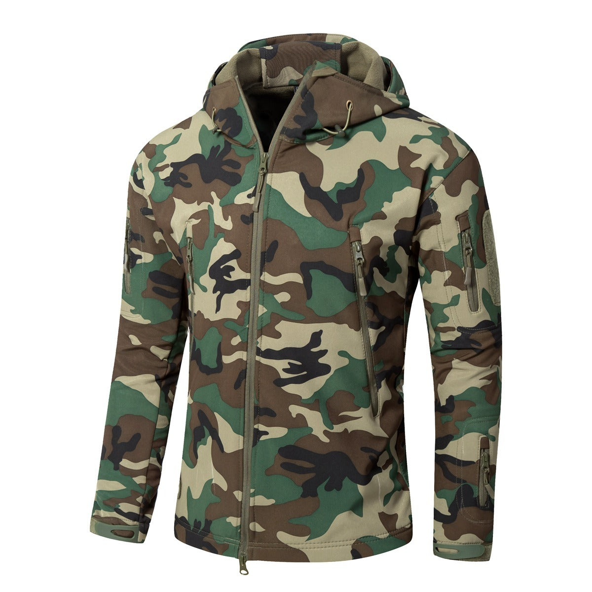 Plus Size Soft Shell Windproof Jacket