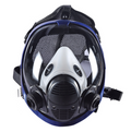 Full Face Silicone Gas Mask — Wide Field of View & Dustproof Protection | Safety Respirator