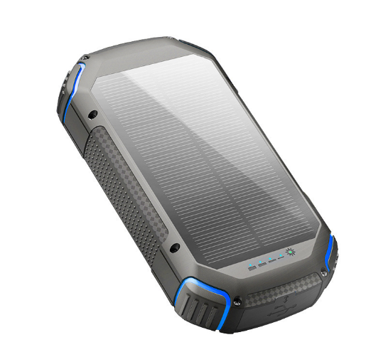 20000mAh Solar Power Bank — Waterproof Fast Charge with Emergency Red Light | Outdoor