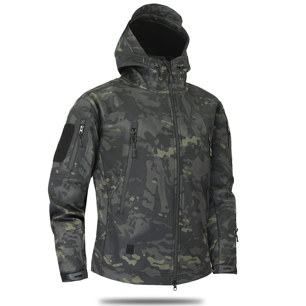 Digital Camouflage Waterproof Breathable Mountaineering Suit