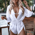 Daniela Three-Piece Bikini & Cover-Up Set