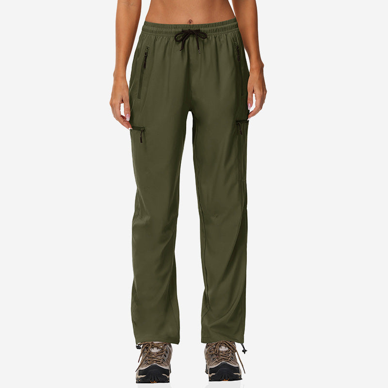 Women's Quick-Dry Thin Sports Pants for Outdoor Hiking