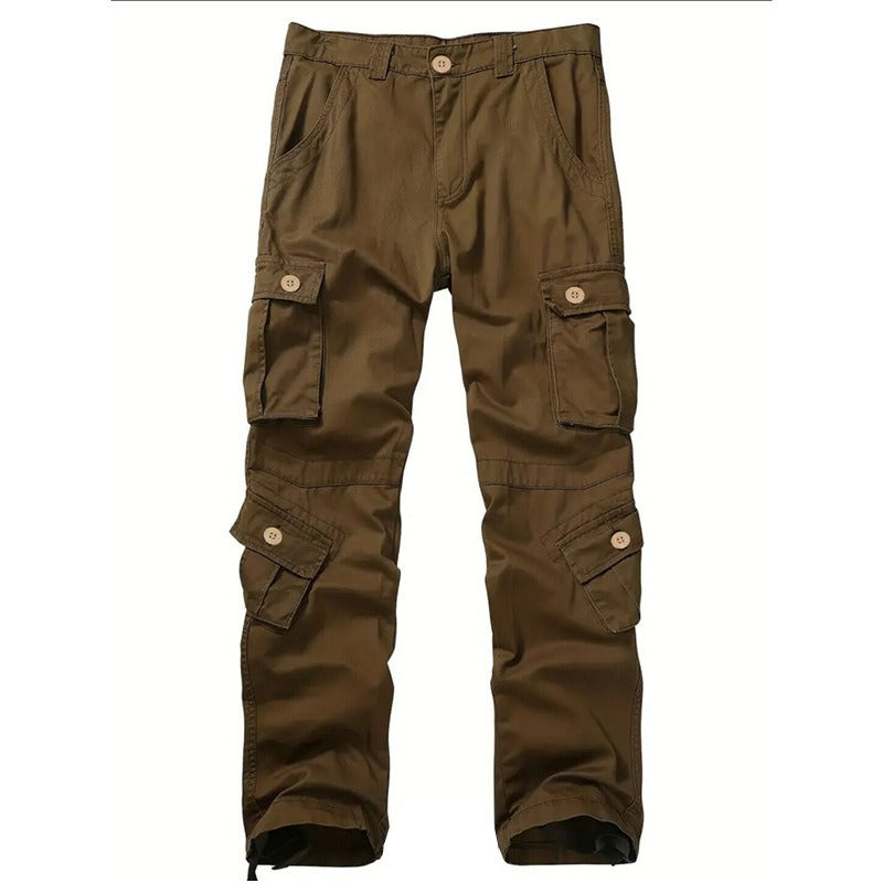 Men's Loose Wear-resistant Multi-pocket Overalls