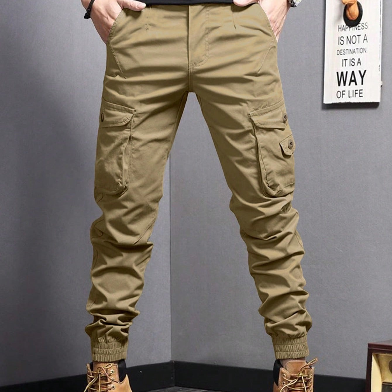 Men's Summer Casual Drawstring Work Pants