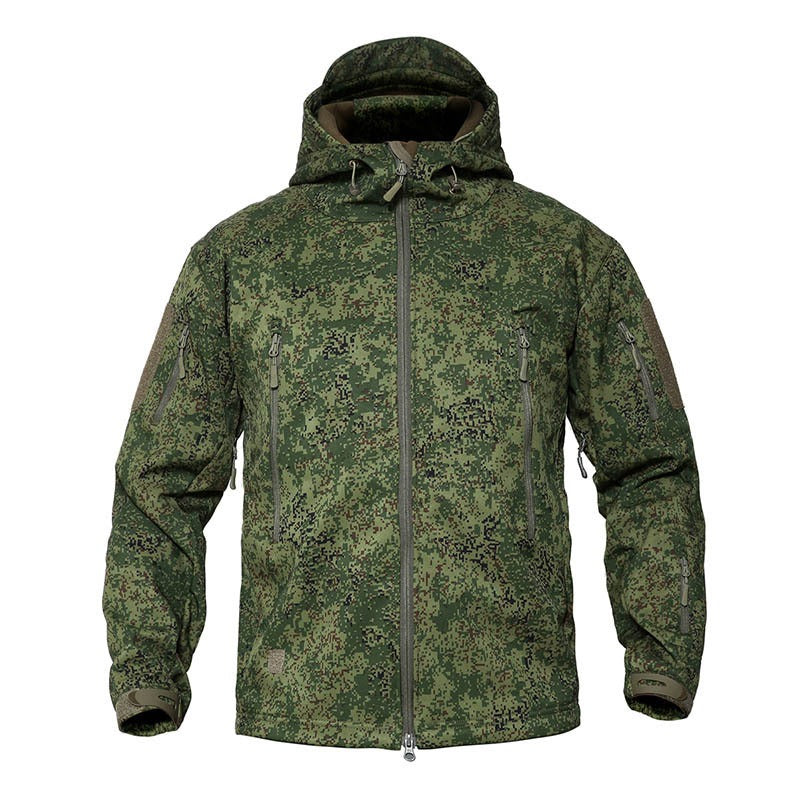 Digital Camouflage Waterproof Breathable Mountaineering Suit