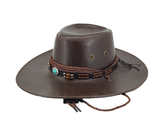 Tibetan Jazz Denim Hat for Outdoor Sun Protection