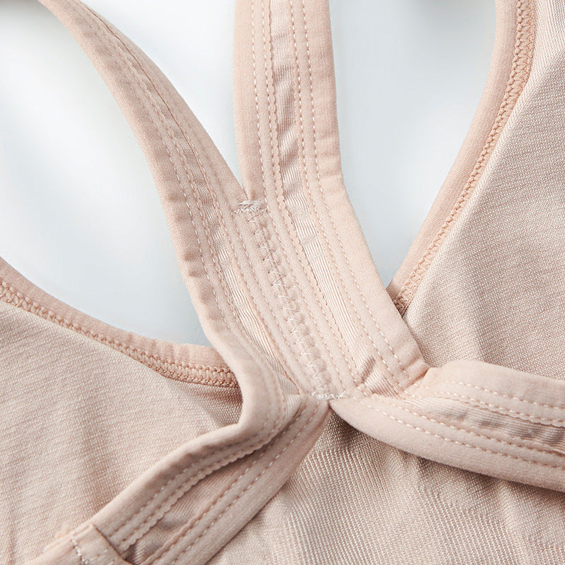 Women's Padded Sports Bra with Built-in Padding