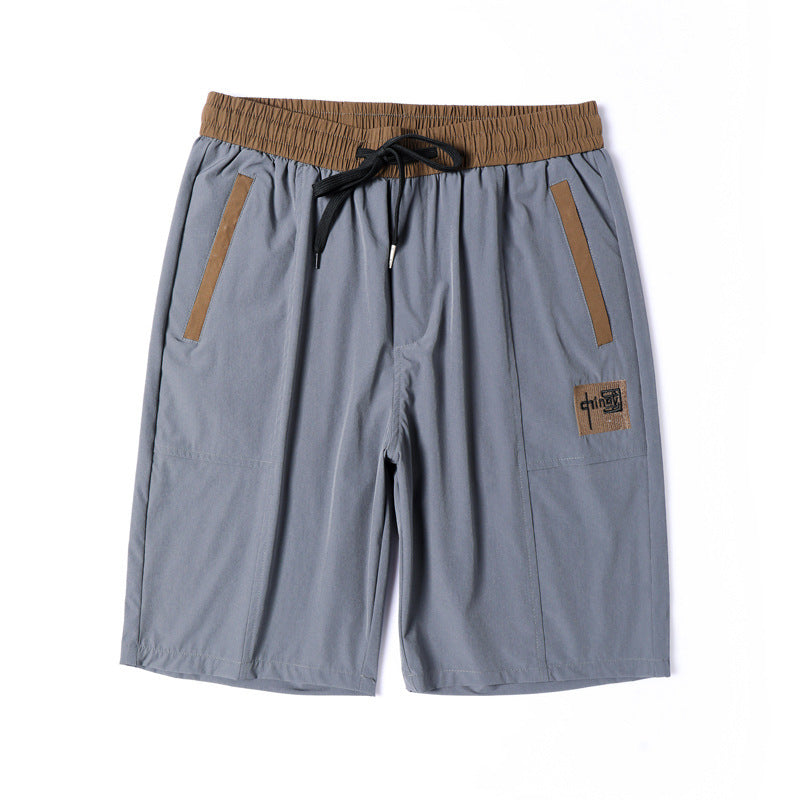 Men's Casual Sports Loose Ice Silk Quick Dry Shorts