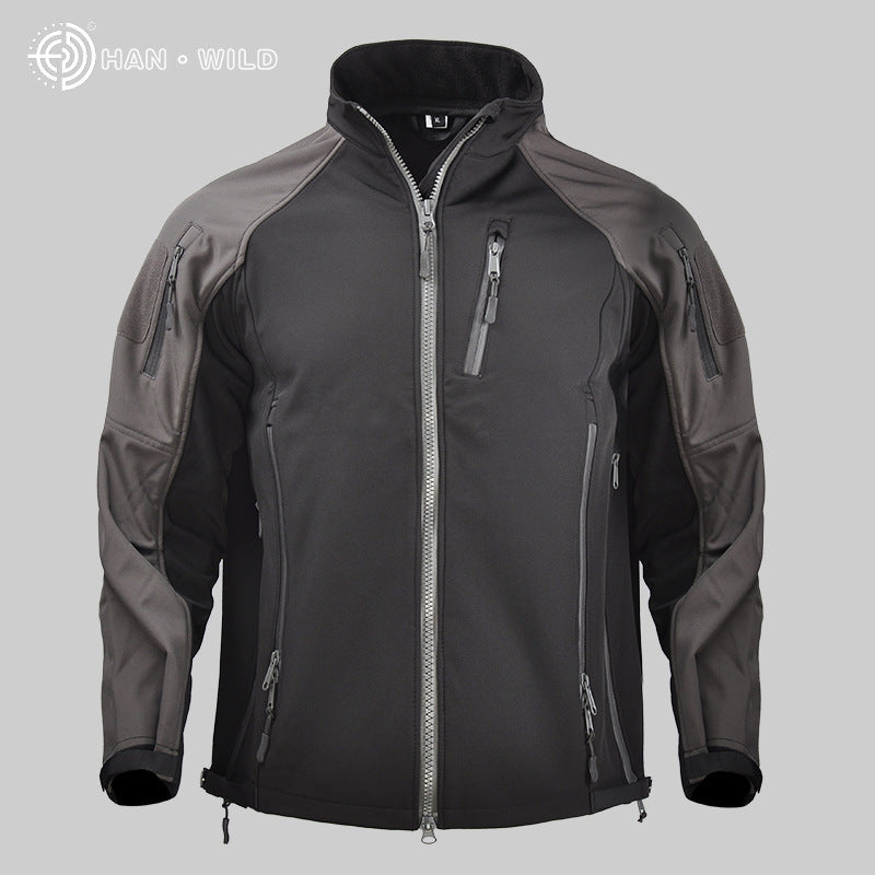 Men's Waterproof Tactical Softshell Jacket — All-Season Protection | Outdoor & Hiking