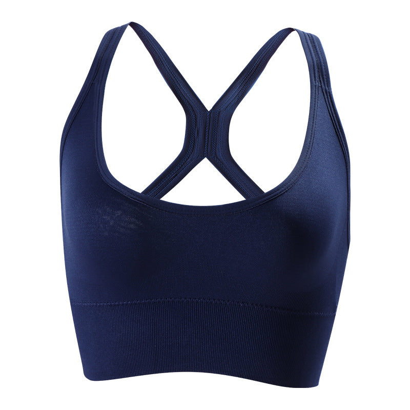 Women's Padded Sports Bra with Built-in Padding