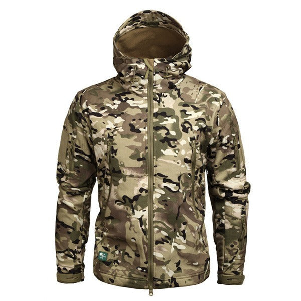 Digital Camouflage Waterproof Breathable Mountaineering Suit