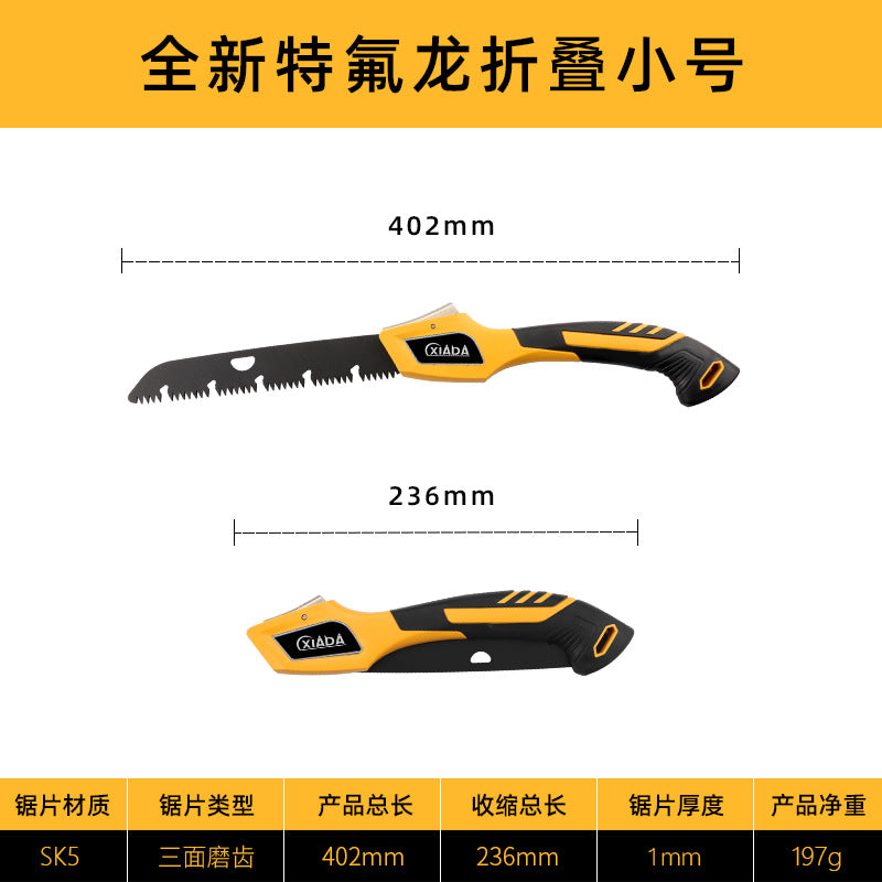 Folding Hand Saw for Woodworking and Outdoor Use