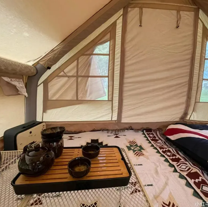 Cotton Camping Inflatable Tent