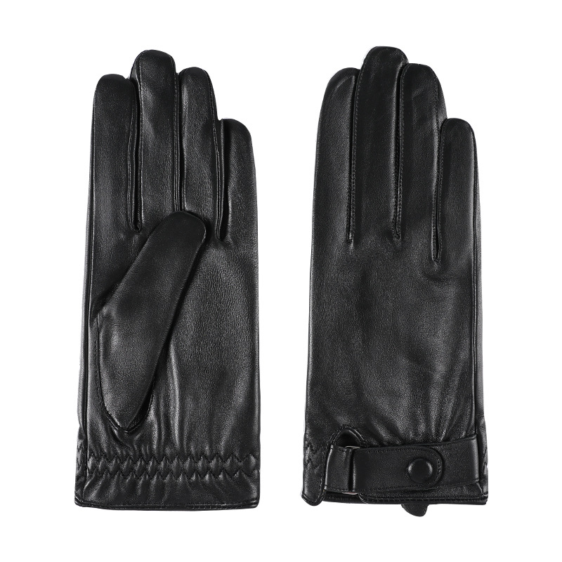 Men's Sheepskin Leather Gloves — Warm Velvet Lined | Driving & Outdoor