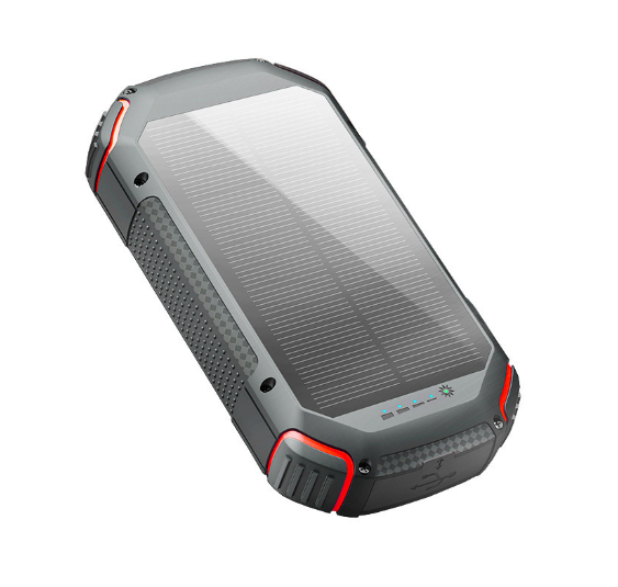 20000mAh Solar Power Bank — Waterproof Fast Charge with Emergency Red Light | Outdoor