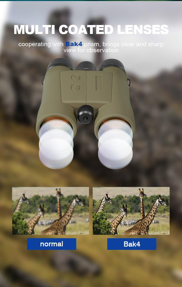 Portable Binocular Laser Rangefinder 10x42 — 1800m Range | Sport & Outdoor Optics