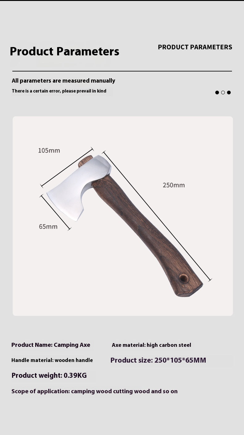 Camping Axe – High Carbon Steel Outdoor Hatchet