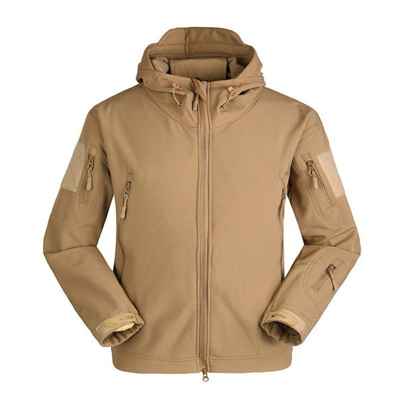 Plus Size Soft Shell Windproof Jacket