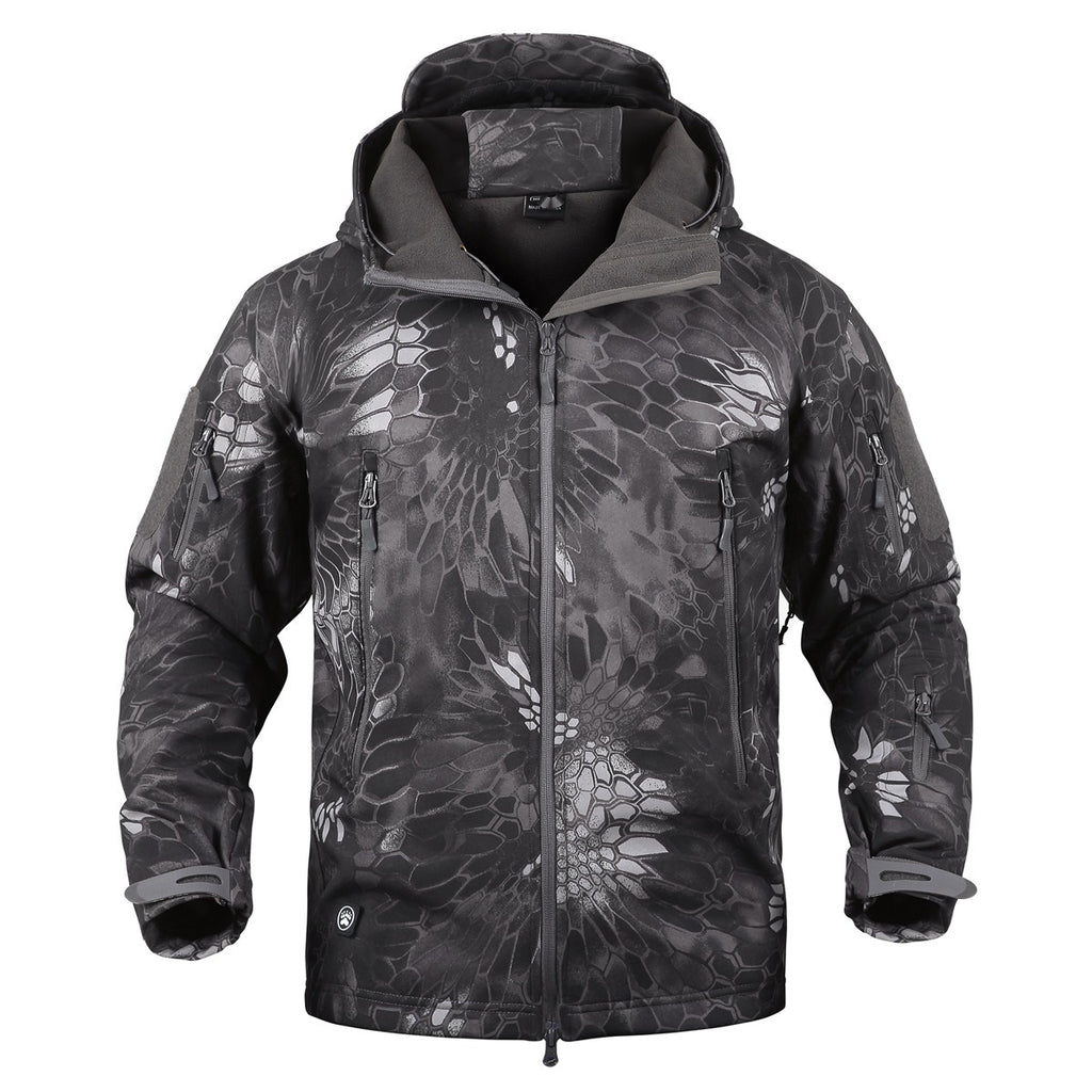 Plus Size Soft Shell Windproof Jacket