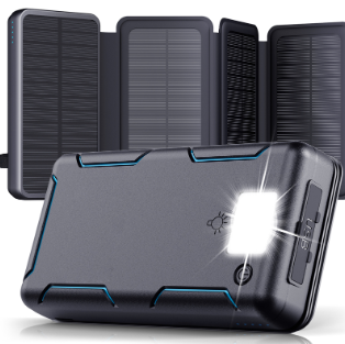 Solar Power Pad 20000mAh — Waterproof Foldable Solar Charger | Outdoor Power Bank