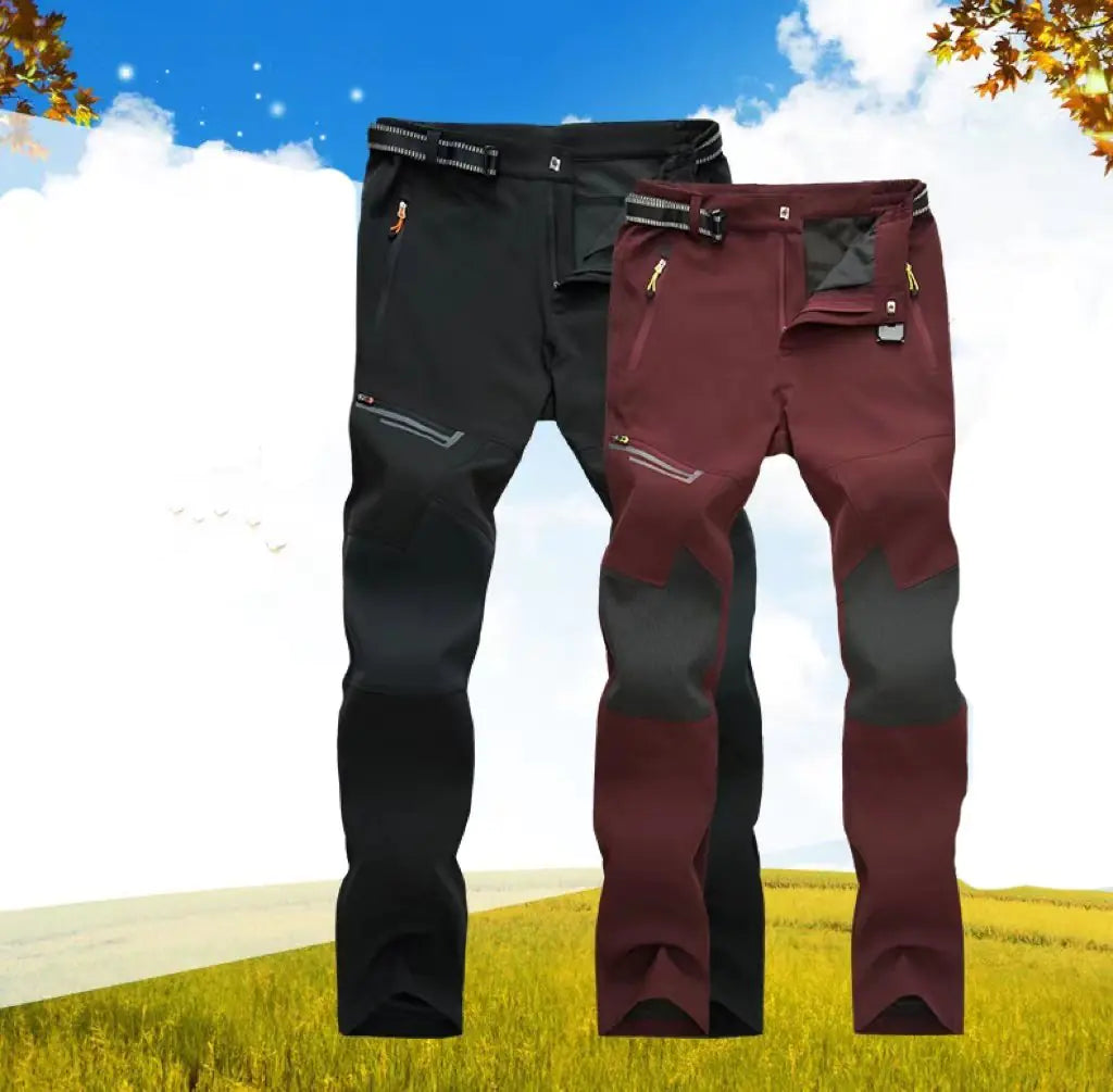Unisex Waterproof Hiking Pants - Breathable Polyester for Outdoor Adventures | Couples Hiking Gear
