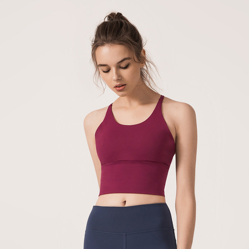 High-Impact Women's Sports Bra with Adjustable Straps